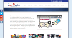Desktop Screenshot of loyalvending.com